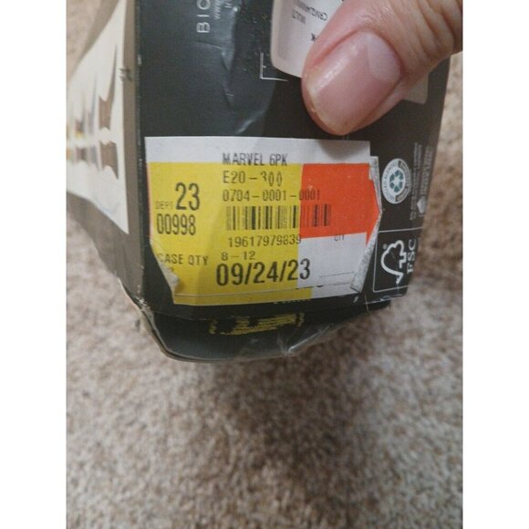 Bioworld Marvel Men`s Casual Crew Socks Fits Shoe Size (8-12) 6 Pairs - Picture 3 of 4